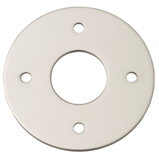 Iver Door Handles & Knobs Adaptor Plate Pair Round Rose Satin Nickel