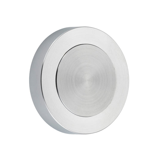 Iver Blank Rose Round Brushed Chrome