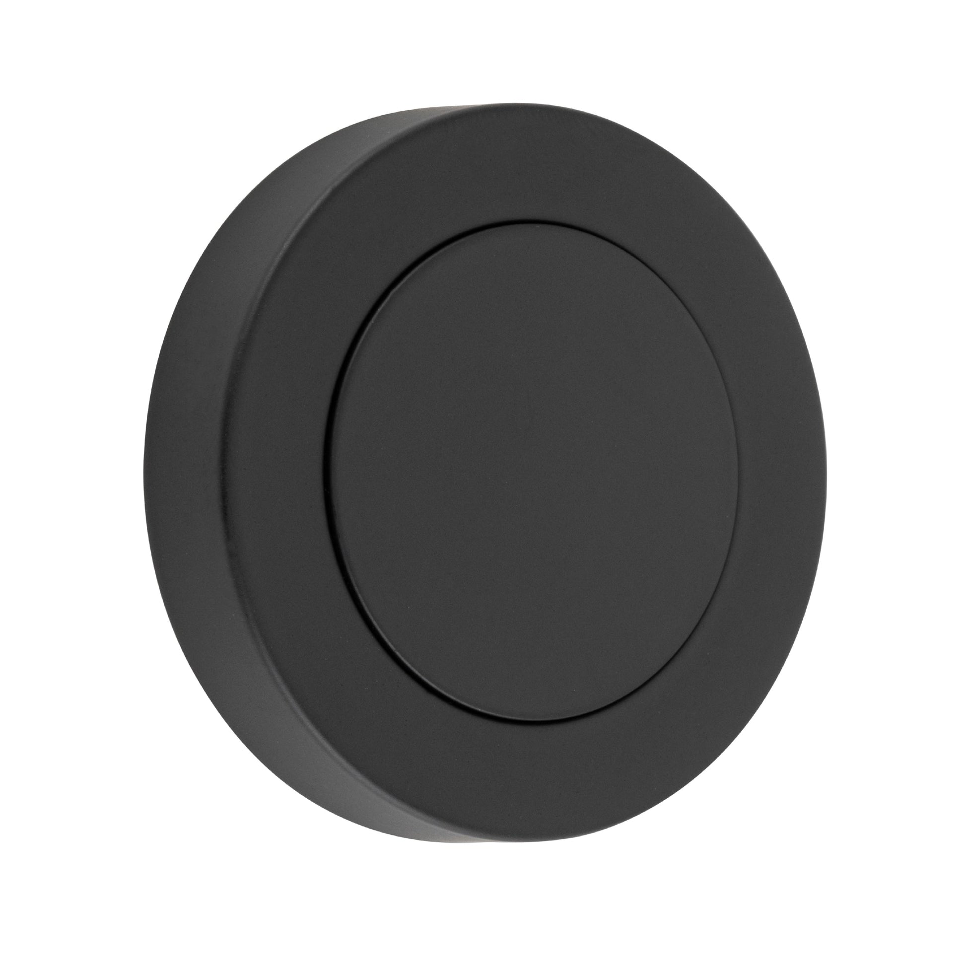 Iver Blank Rose Round Matt Black