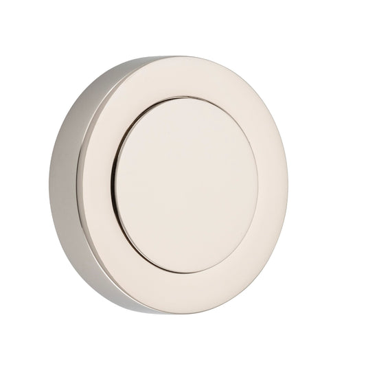 Iver Blank Rose Round Polished Nickel