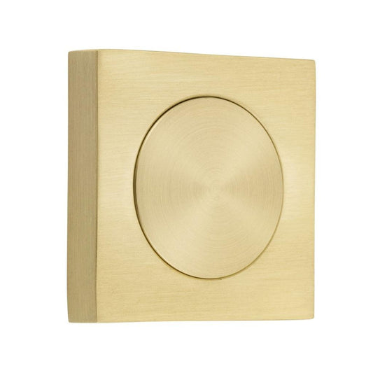 Iver Blank Rose Square Brushed Gold PVD