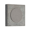 Iver Blank Rose Square Distressed Nickel