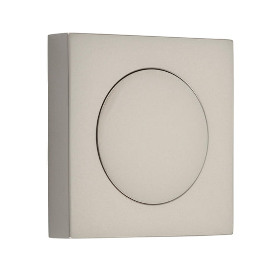 Iver Blank Rose Square Satin Nickel