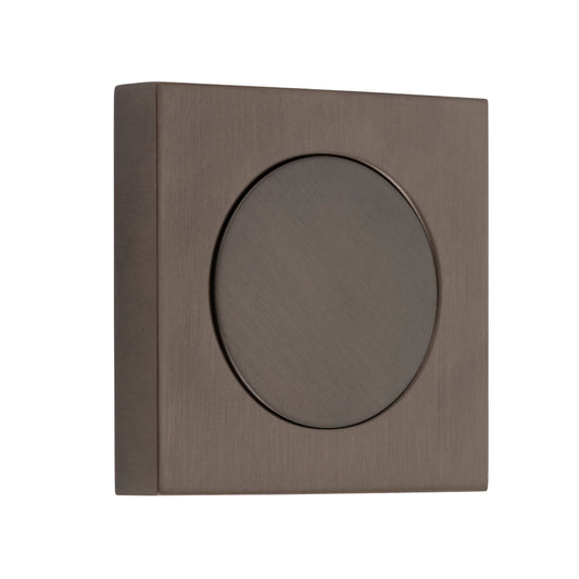 Iver Blank Rose Square Signature Brass