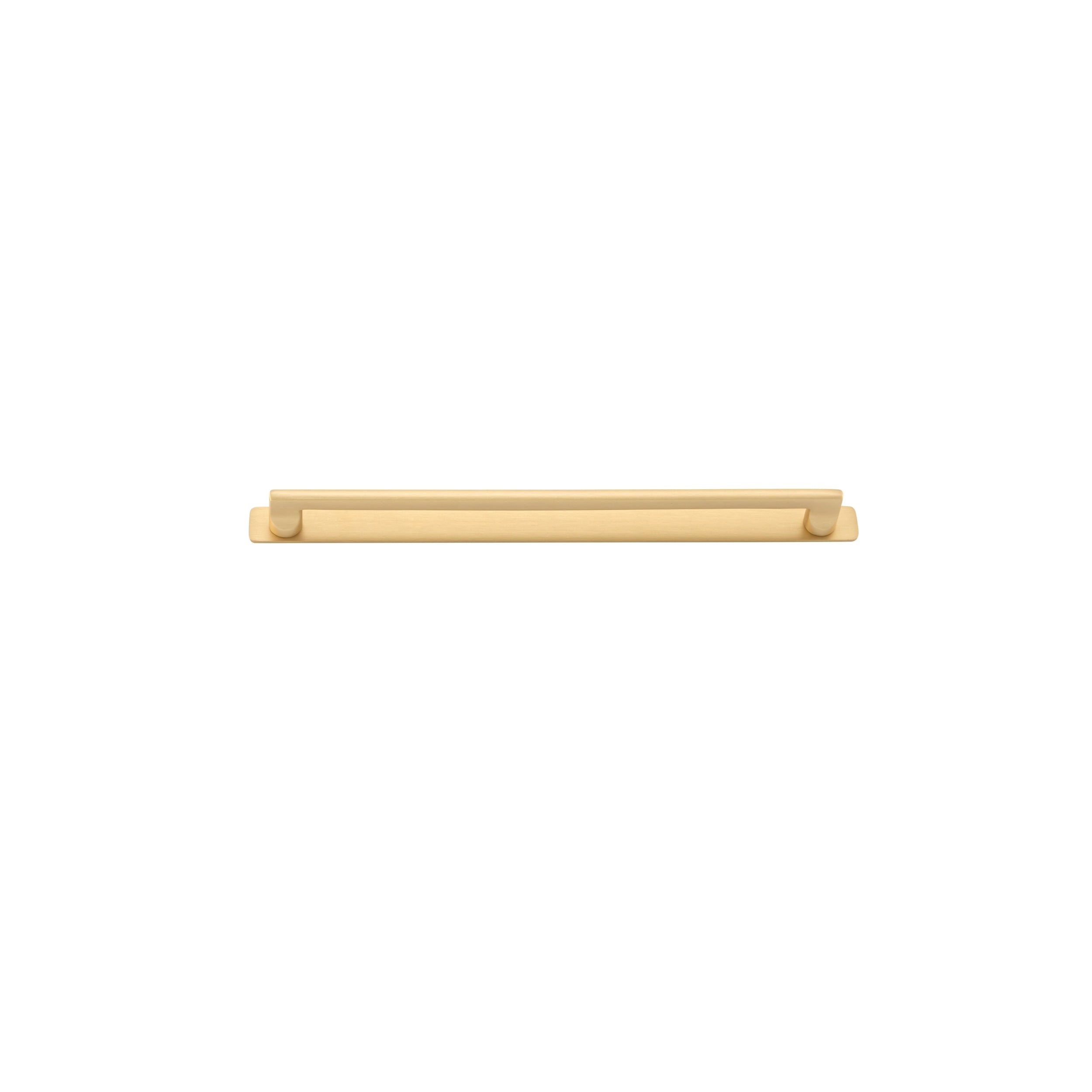 Iver Cabinet Pull Baltimore Brushed Brass CTC320mm With Backplate