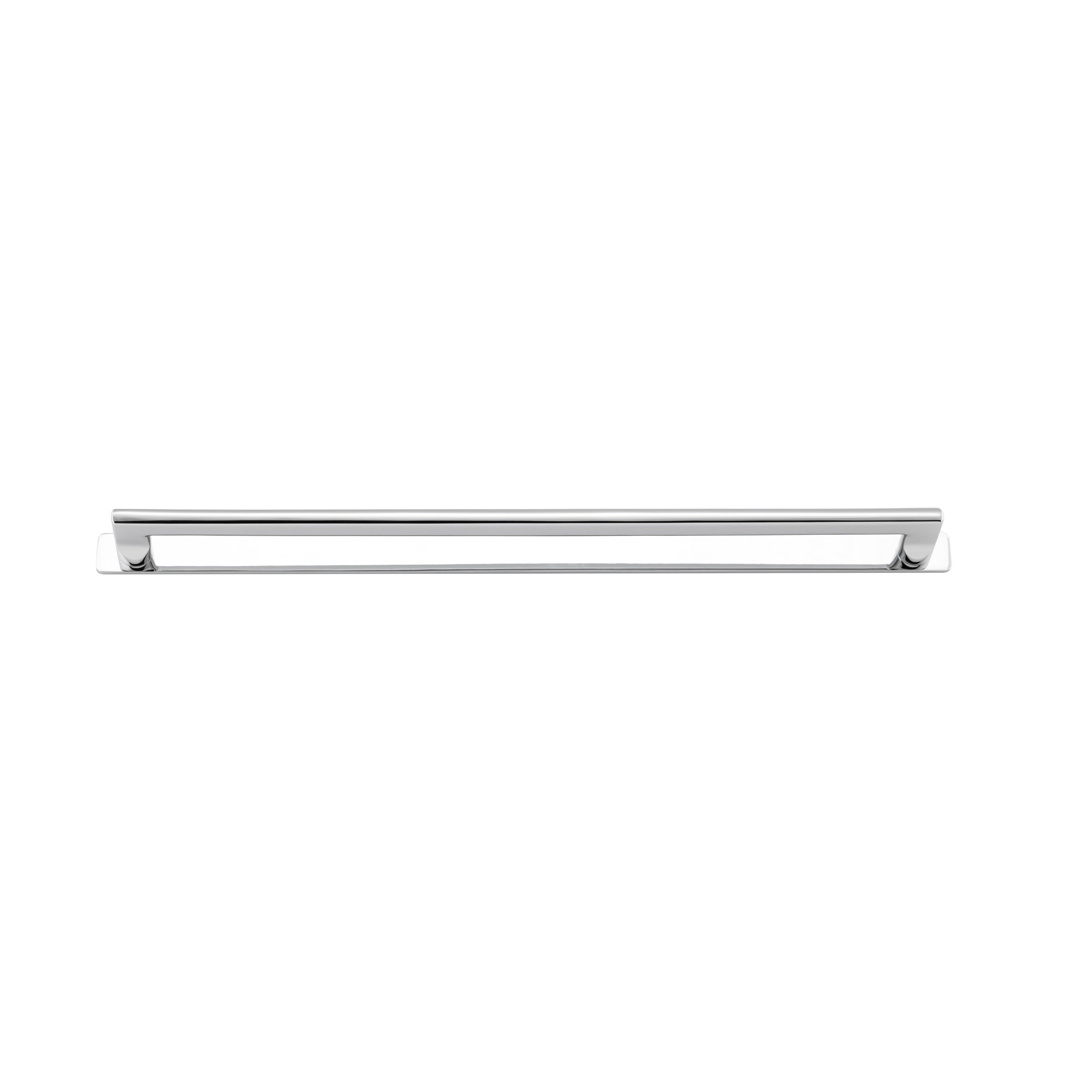 Iver Cabinet Pull Baltimore Polished Chrome CTC450mm With Backplate