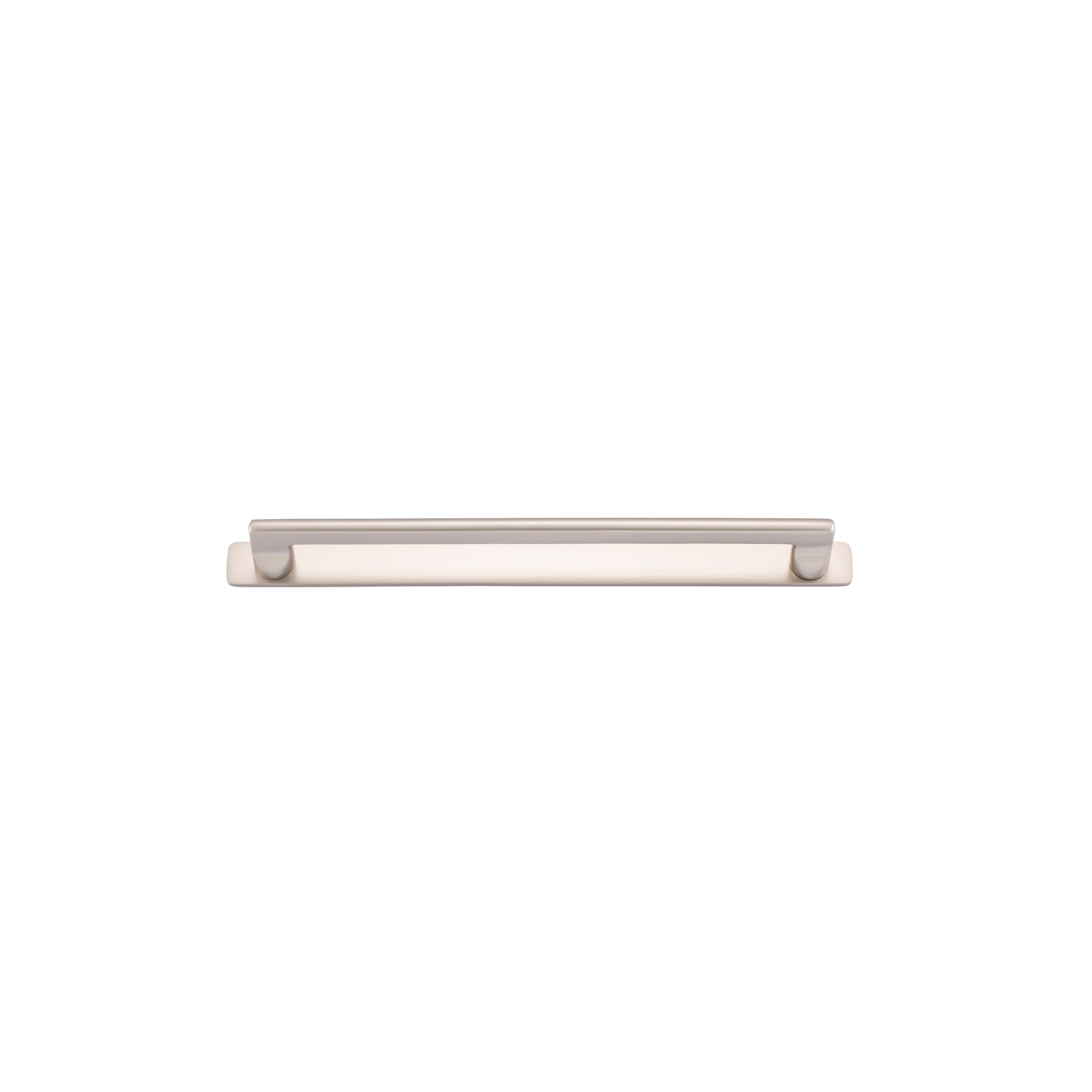 Iver Cabinet Pull Baltimore Satin Nickel CTC256mm With Backplate