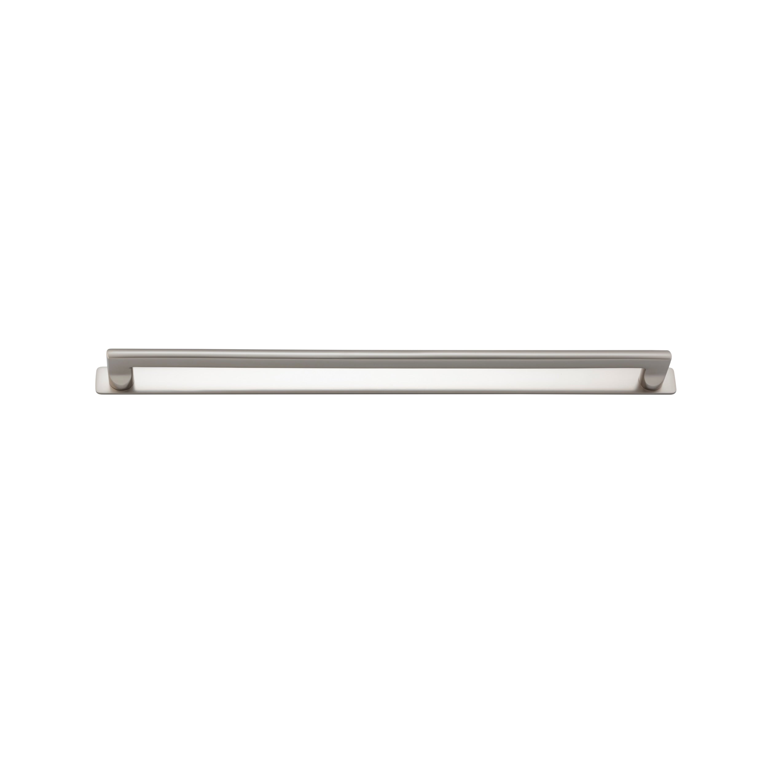 Iver Cabinet Pull Baltimore Satin Nickel CTC450mm With Backplate