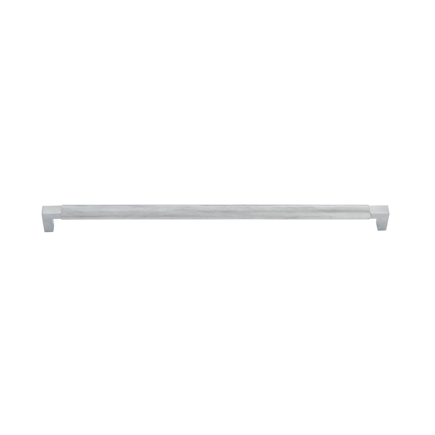 Iver Cabinet Pull Brunswick Knurled Brushed Chrome CTC450mm