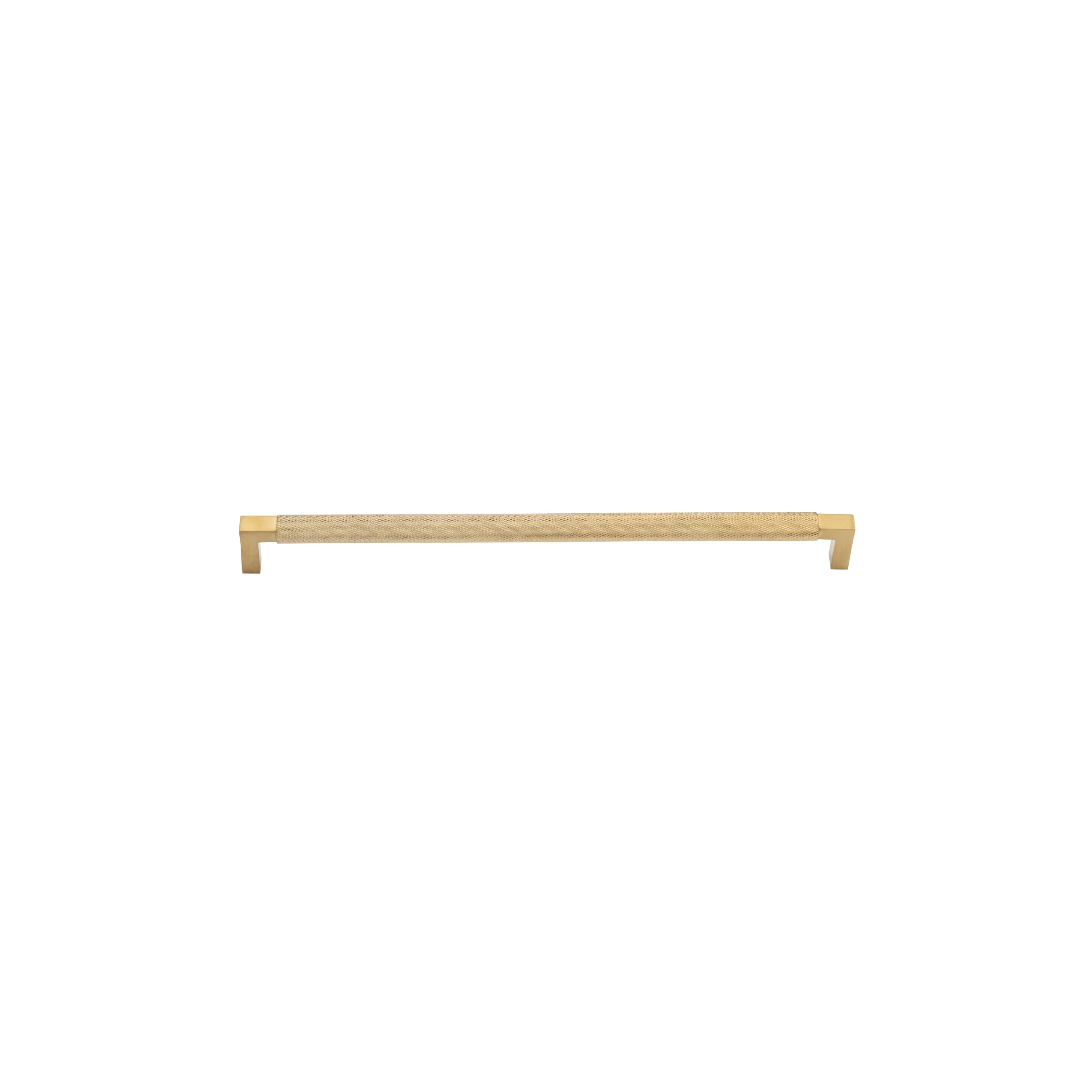 Iver Cabinet Pull Brunswick Knurled Brushed Gold PVD CTC320mm