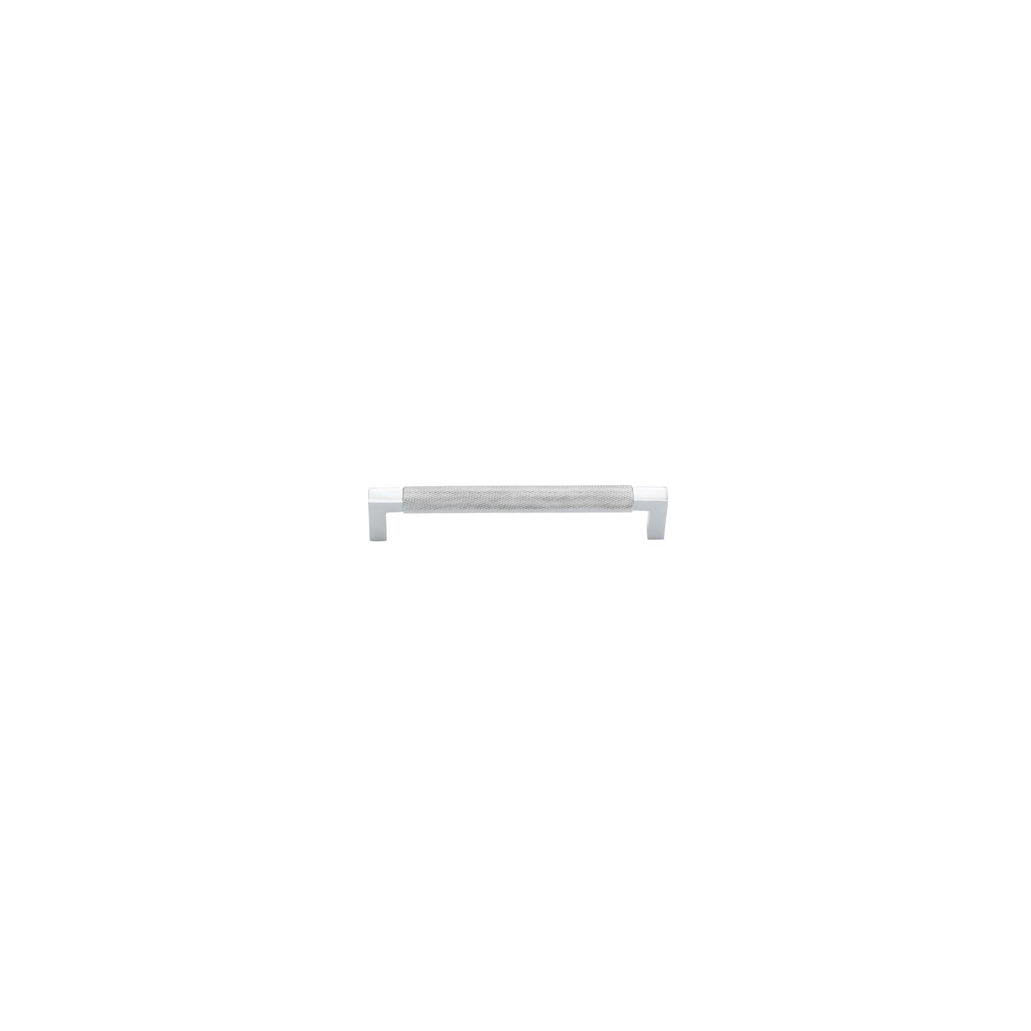 Iver Cabinet Pull Brunswick Knurled Polished Chrome CTC160mm