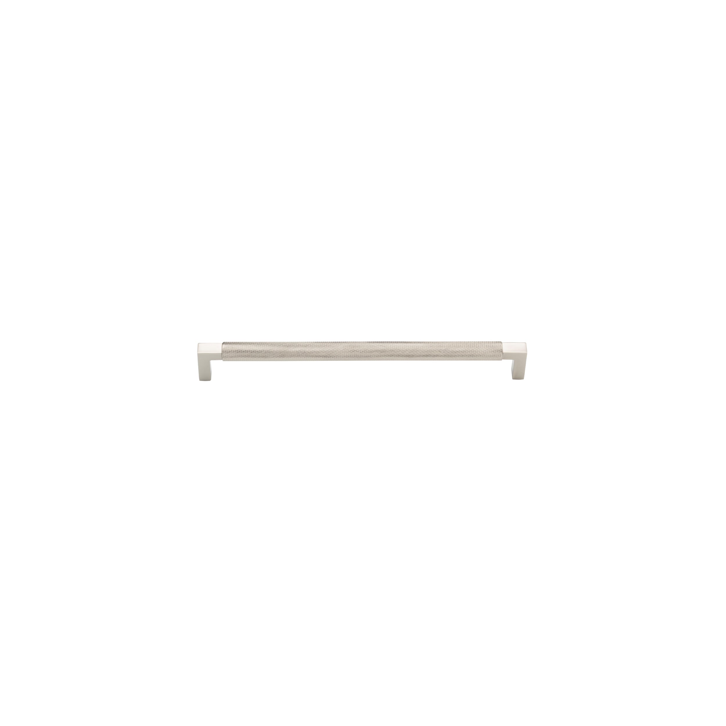 Iver Cabinet Pull Brunswick Knurled Satin Nickel CTC256mm