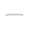 Iver Cabinet Pull Brunswick Knurled Satin Nickel CTC320mm with Backplate