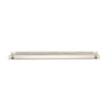 Iver Cabinet Pull Brunswick Knurled Satin Nickel CTC450mm with Backplate