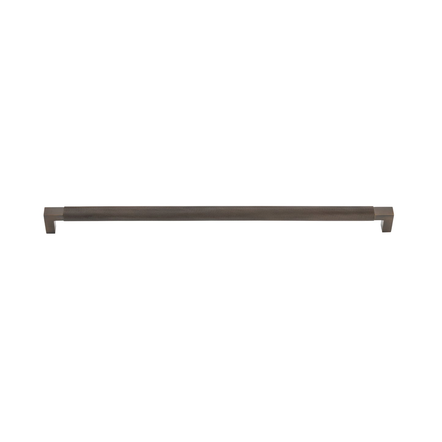 Iver Cabinet Pull Brunswick Knurled Signature Brass CTC450mm