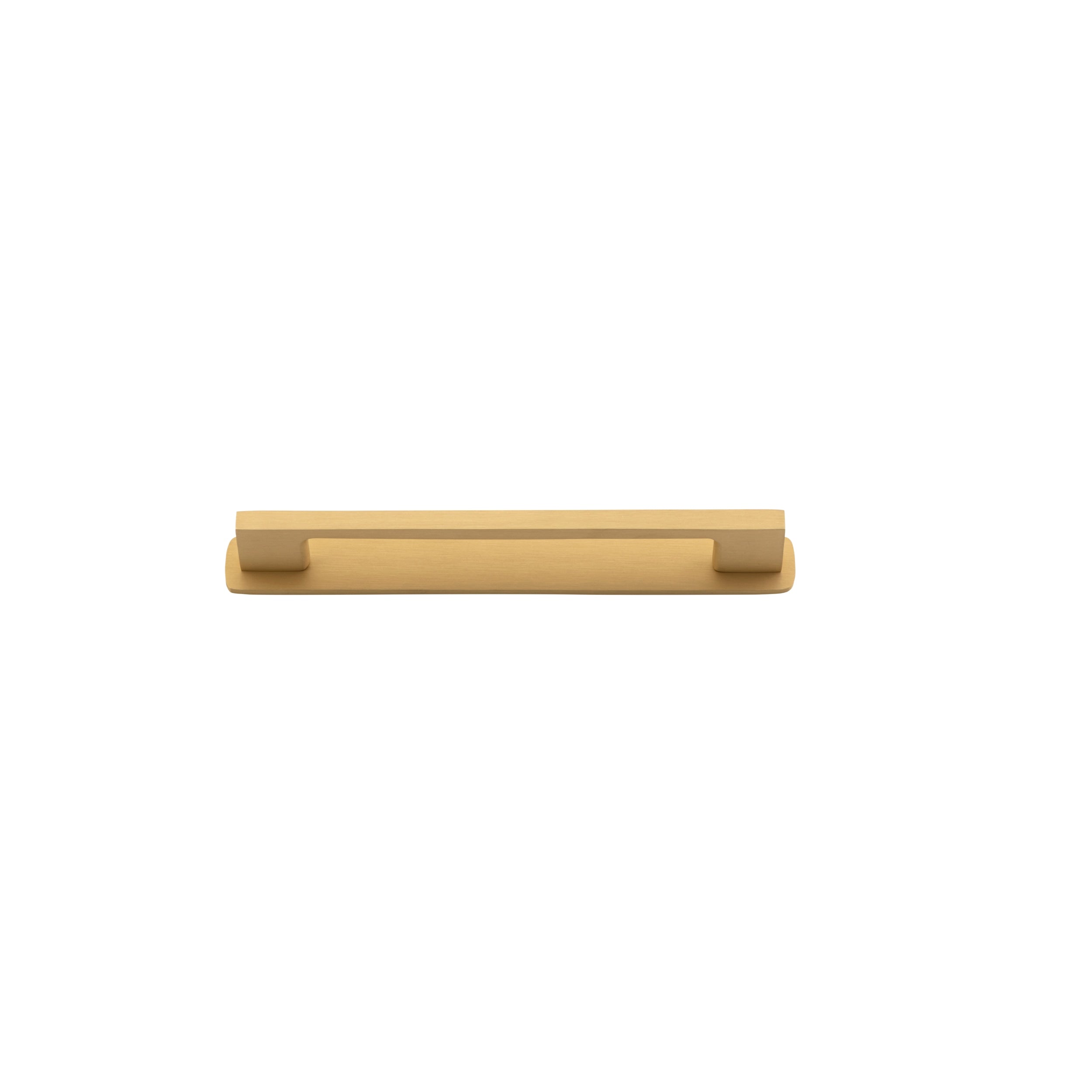 Iver Cabinet Pull Cali Brushed Brass CTC160mm with Backplate