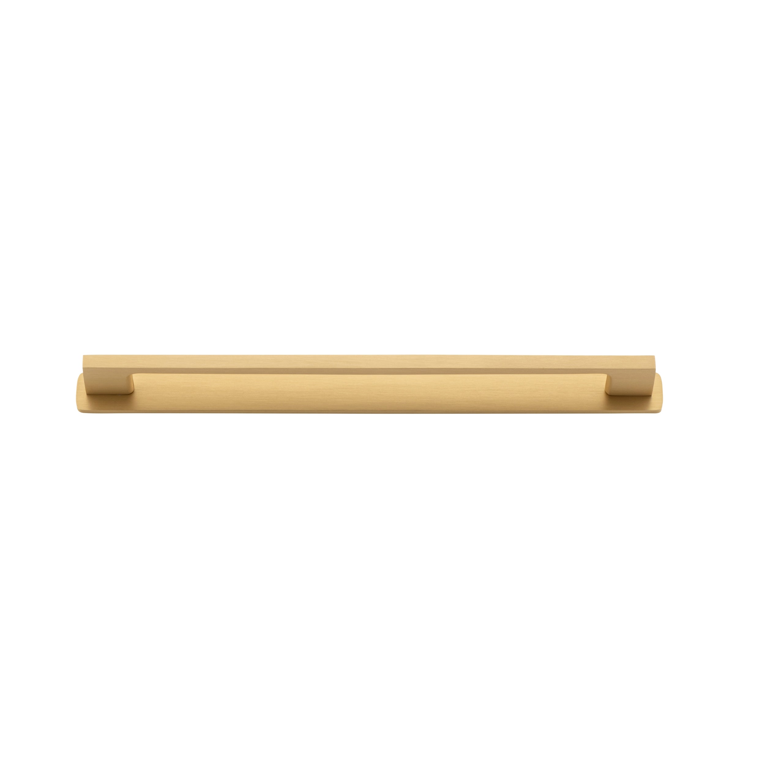 Iver Cabinet Pull Cali Brushed Brass CTC256mm with Backplate