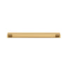 Iver Cabinet Pull Cali Brushed Brass CTC256mm with Backplate