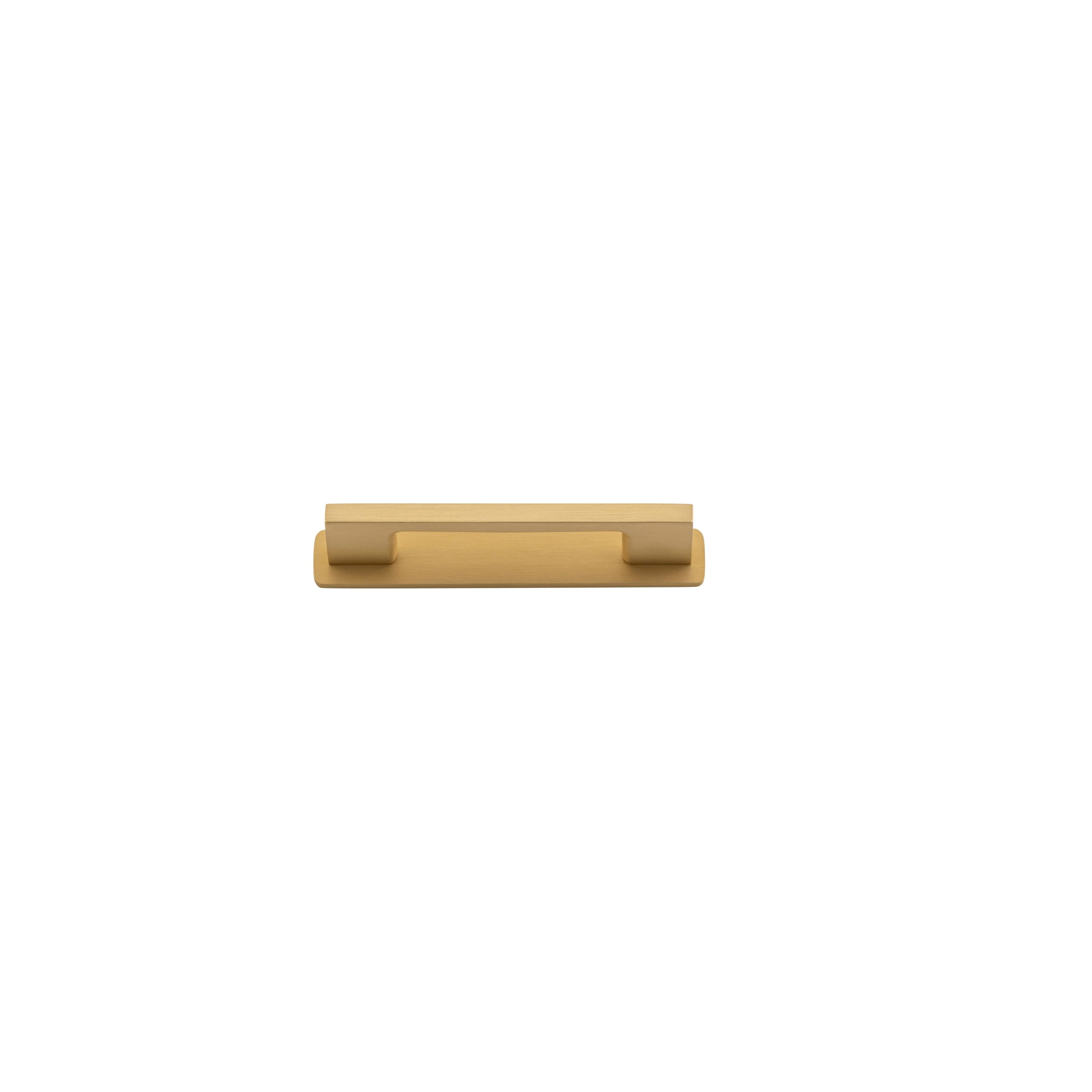 Iver Cabinet Pull Cali Brushed Brass CTC96mm with Backplate