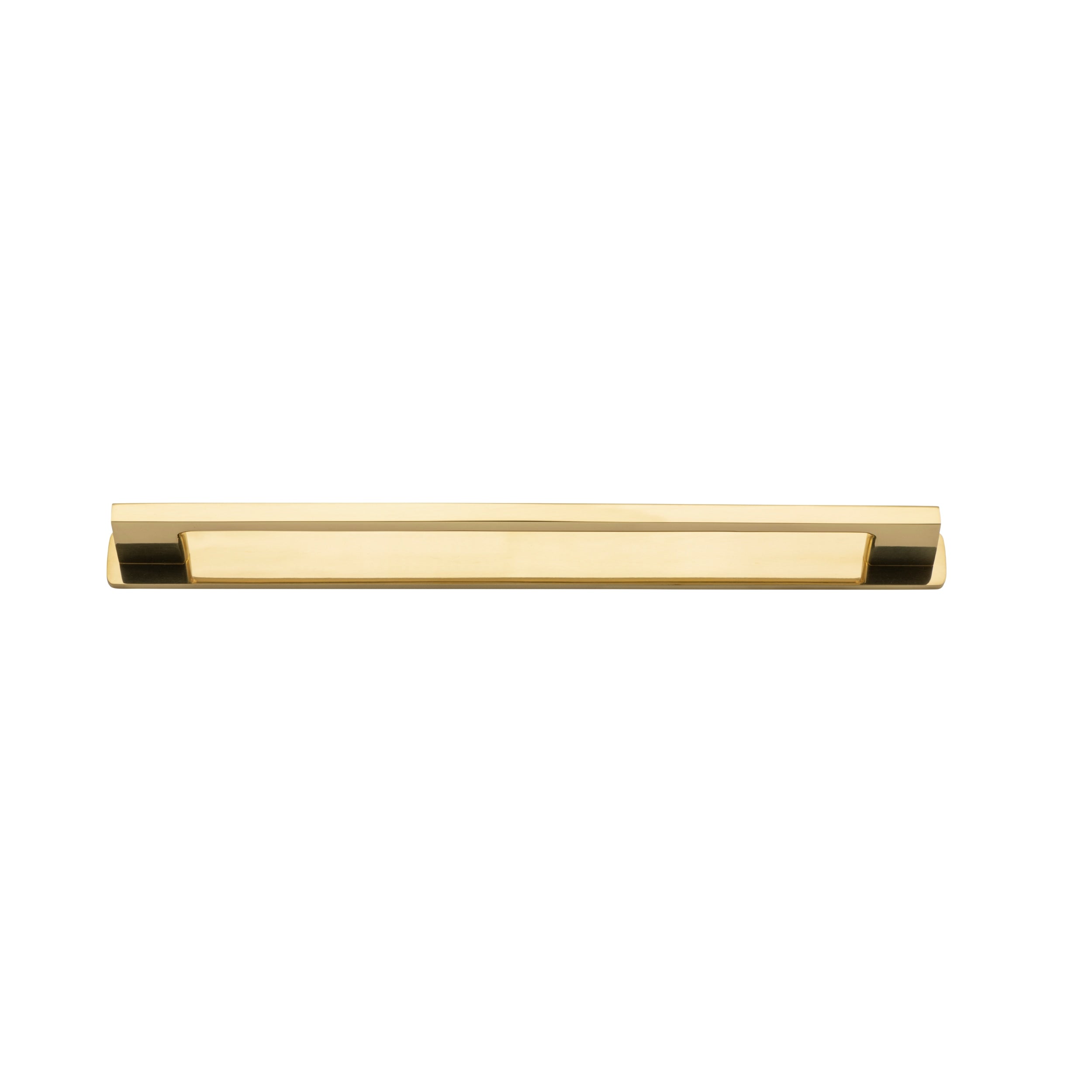 Iver Cabinet Pull Cali Polished Brass CTC256mm with Backplate