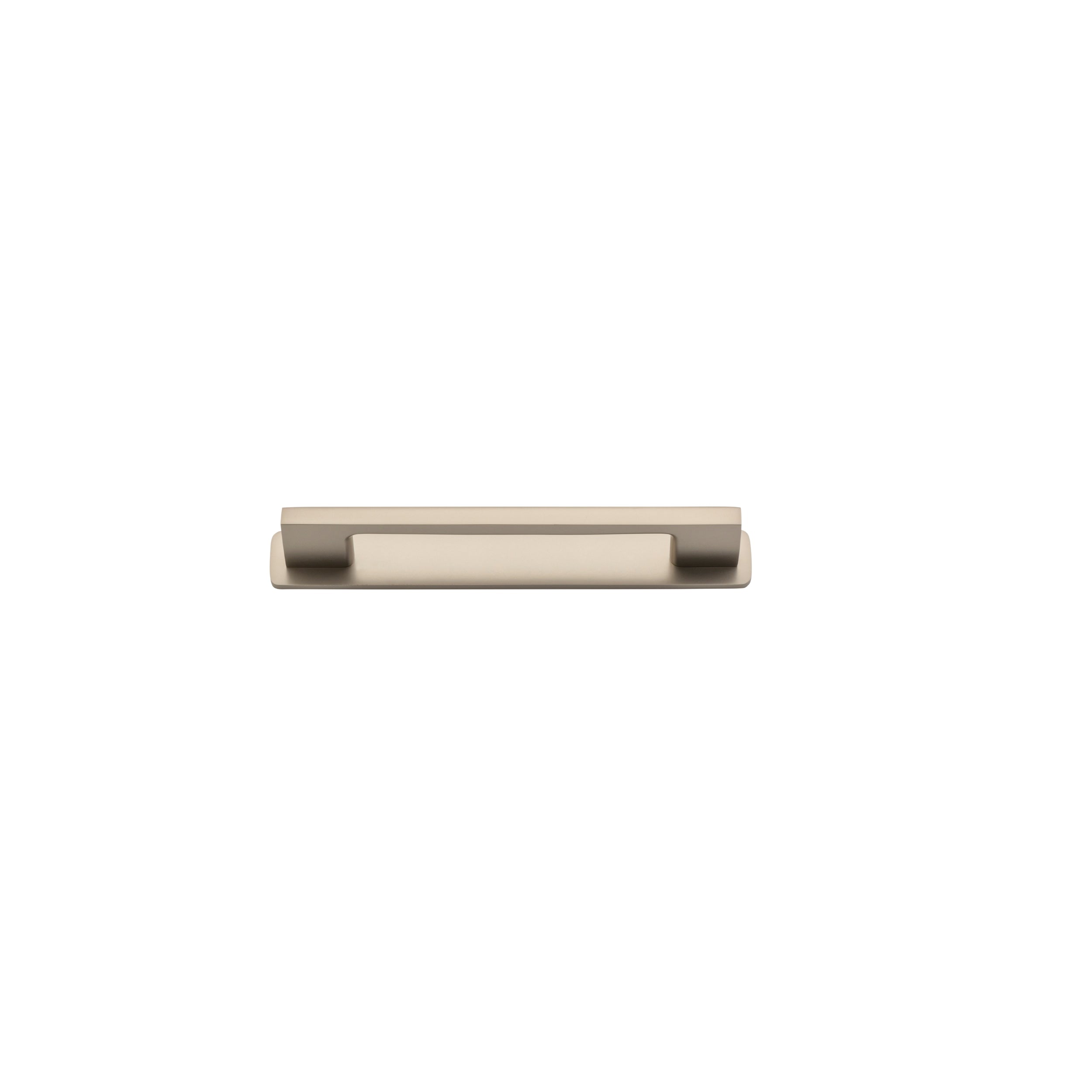 Iver Cabinet Pull Cali Satin Nickel CTC128mm with Backplate