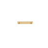 Iver Cabinet Pull Helsinki Brushed Brass CTC160mm With Backplate