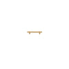 Iver Cabinet Pull Helsinki Brushed Brass CTC96mm