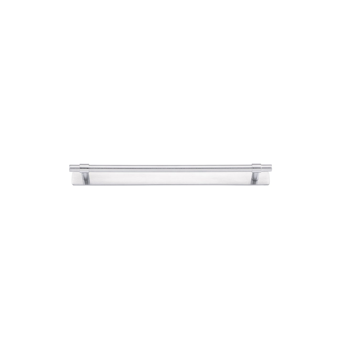 Iver Cabinet Pull Helsinki Brushed Chrome CTC256mm With Backplate