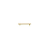 Iver Cabinet Pull Helsinki Brushed Gold PVD CTC128mm