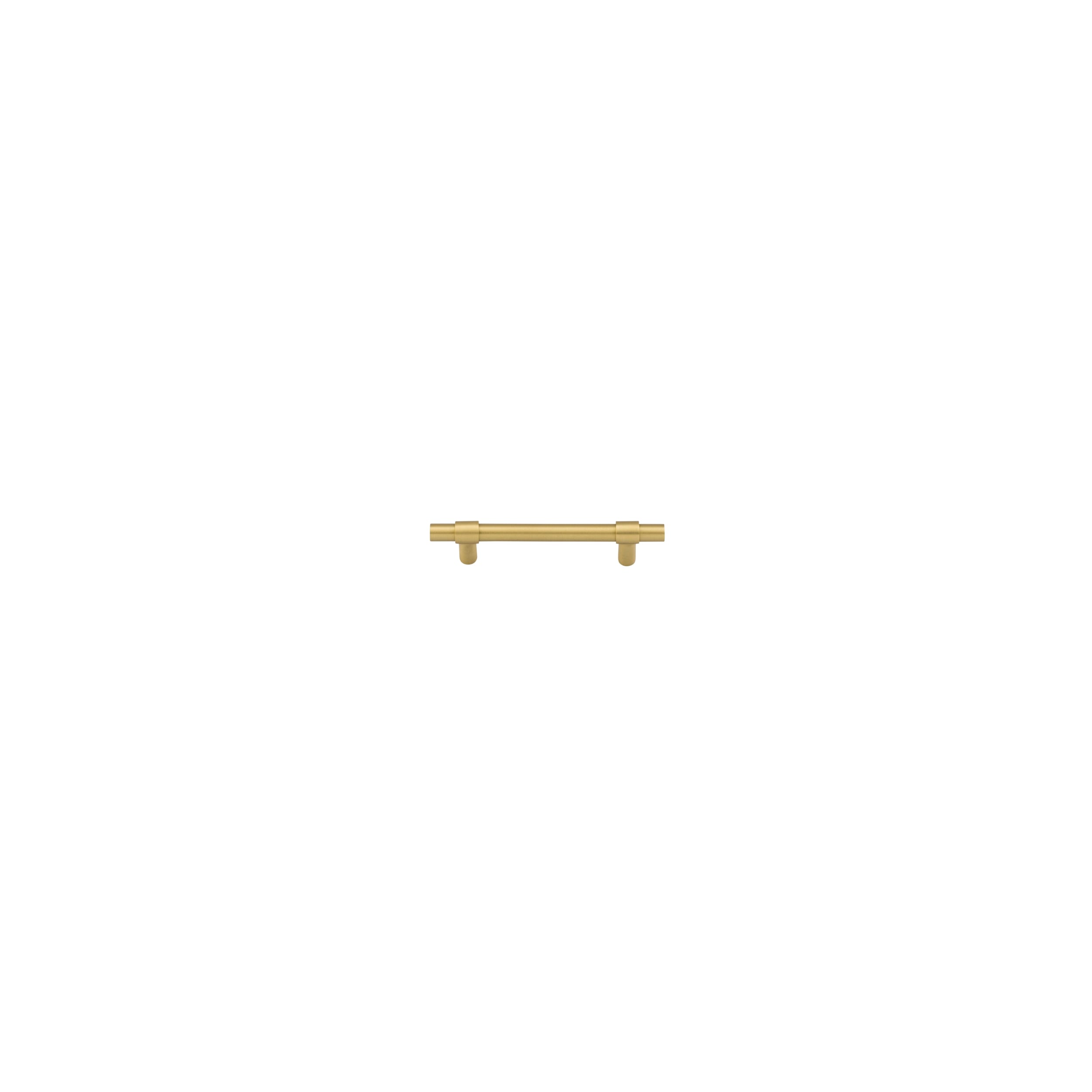 Iver Cabinet Pull Helsinki Brushed Gold PVD CTC96mm