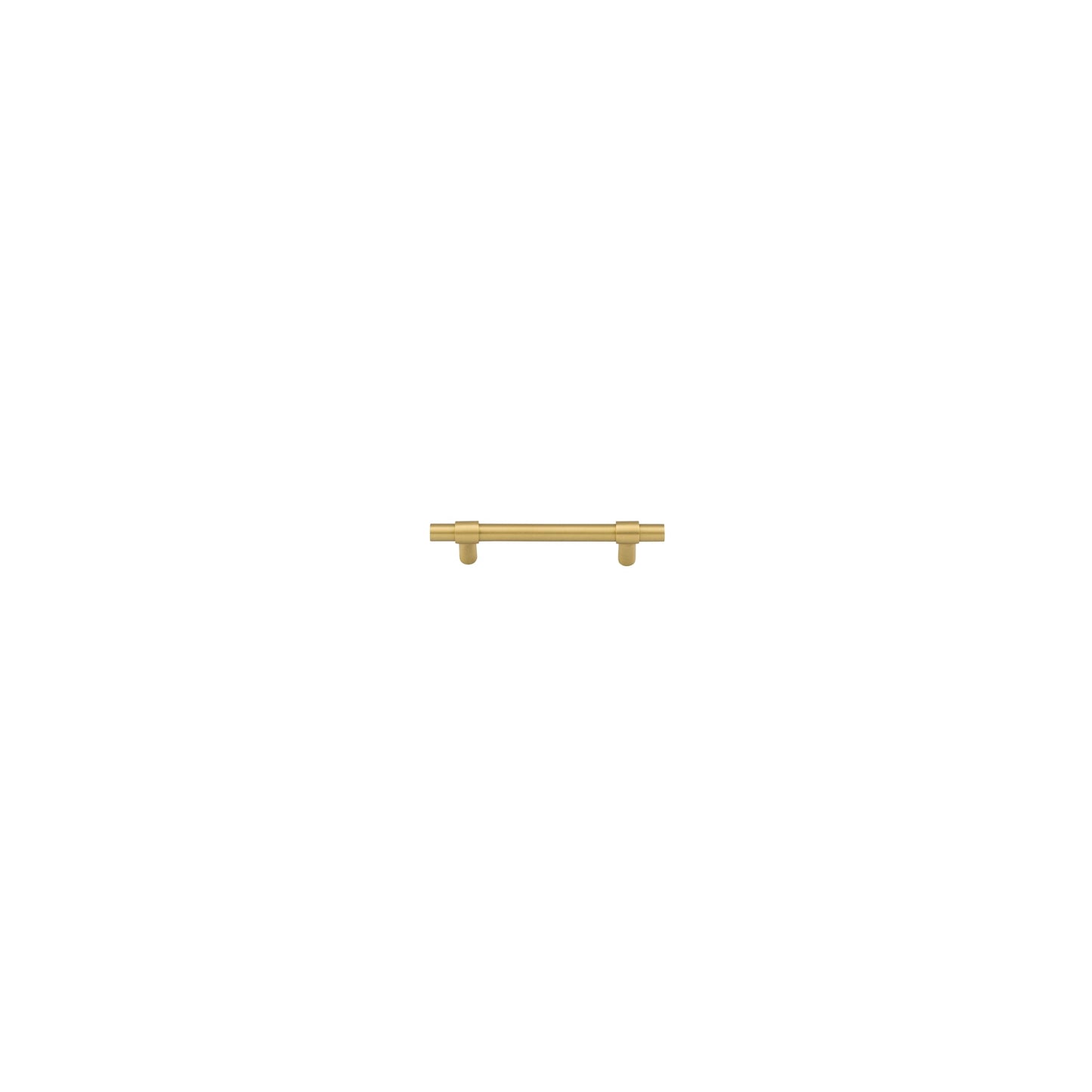 Iver Cabinet Pull Helsinki Brushed Gold PVD CTC96mm