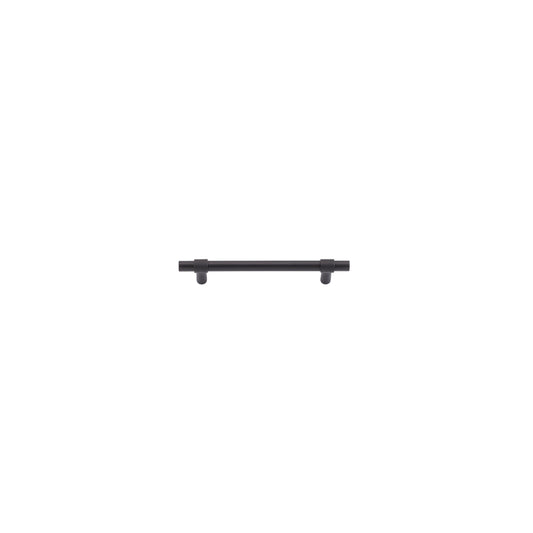 Iver Cabinet Pull Helsinki Matt Black CTC128mm