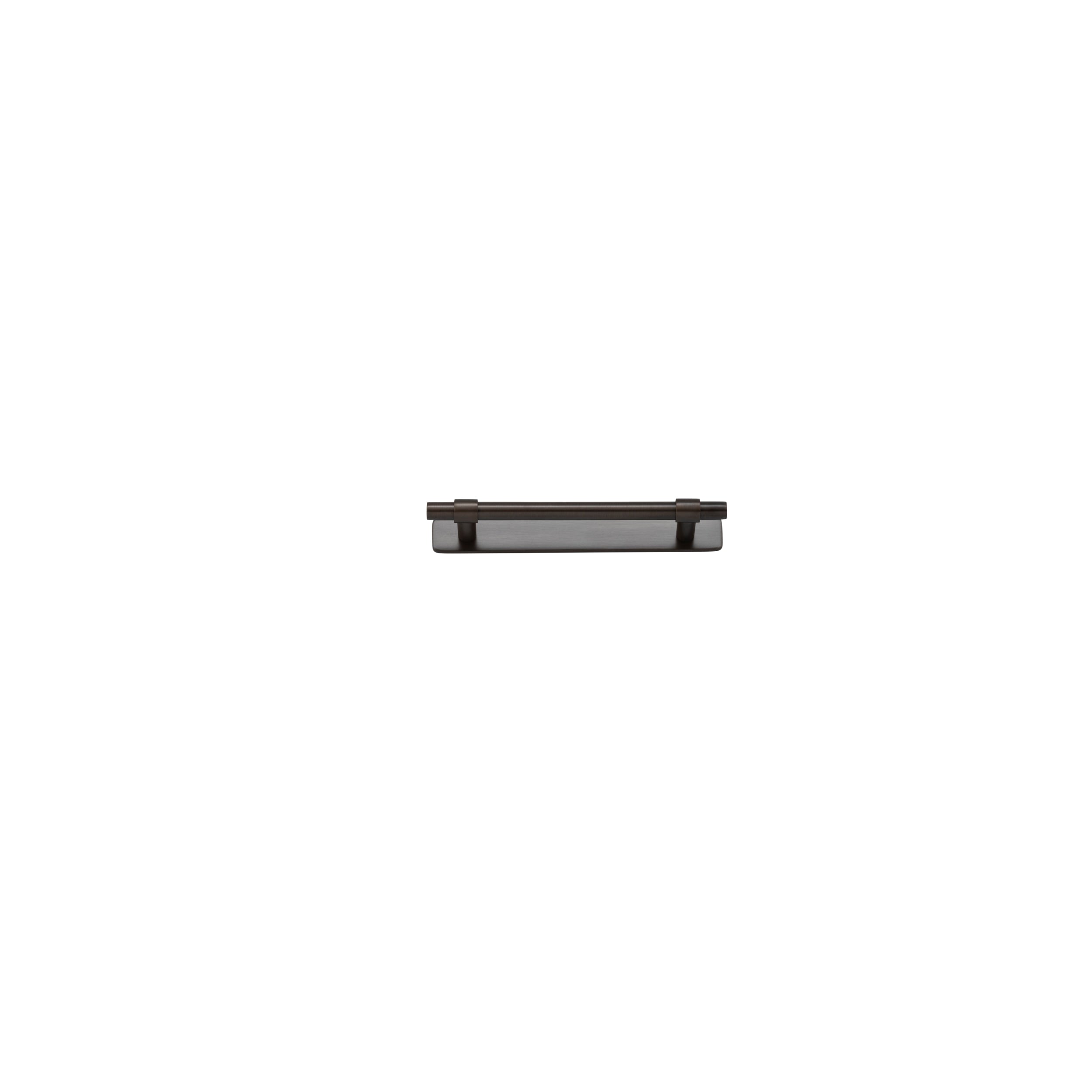 Iver Cabinet Pull Helsinki Signature Brass CTC128mm With Backplate