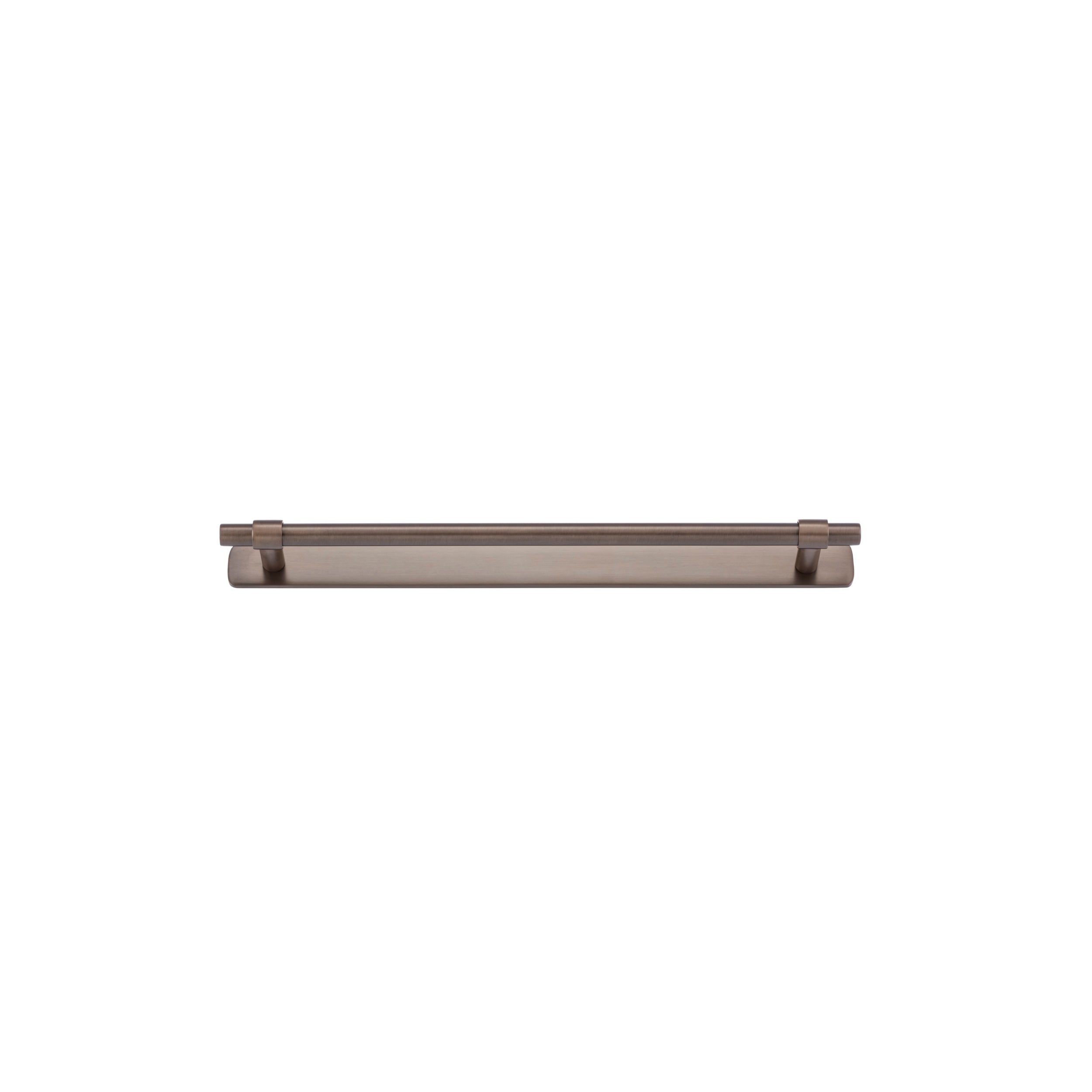 Iver Cabinet Pull Helsinki Signature Brass CTC256mm With Backplate