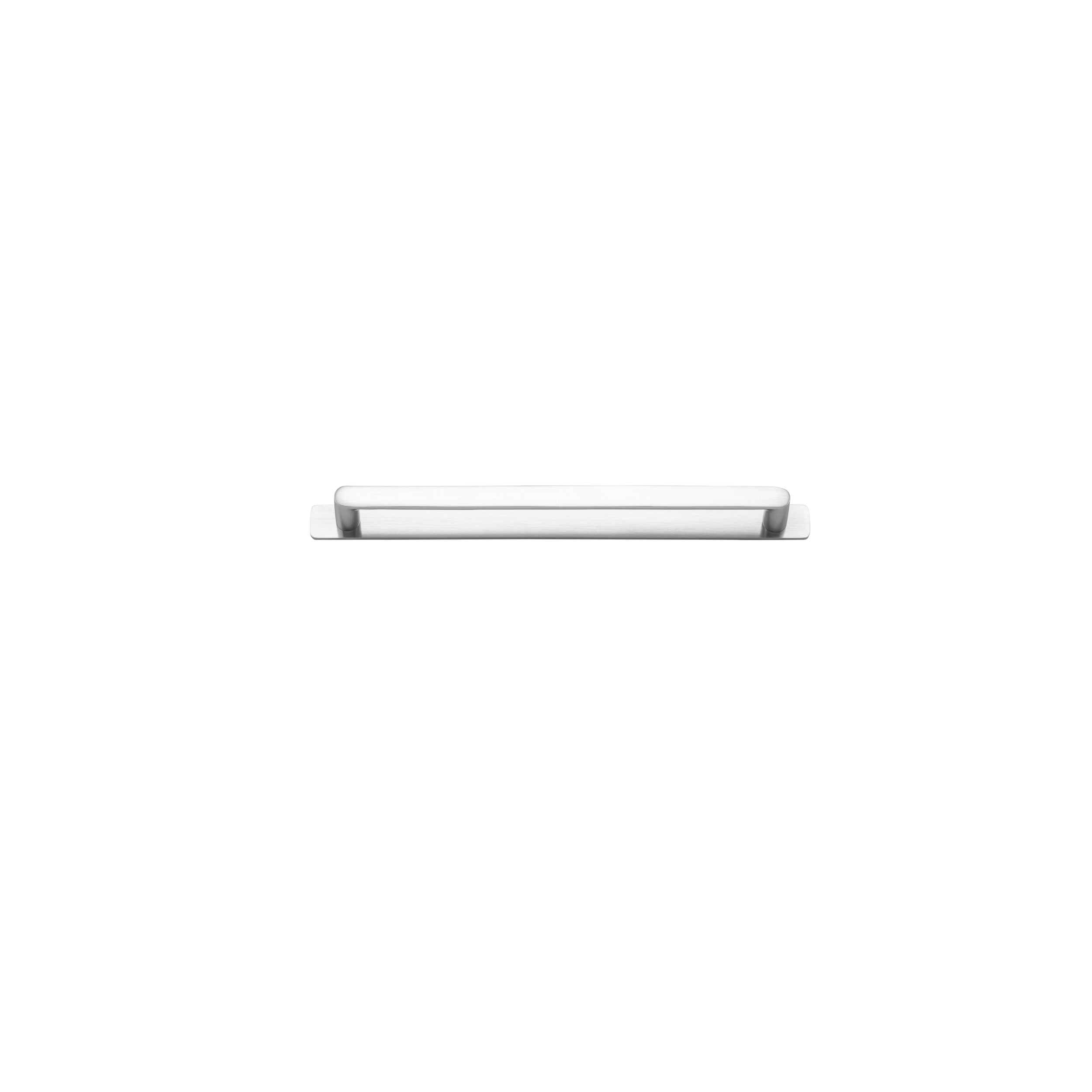 Iver Cabinet Pull Osaka Brushed Chrome CTC256mm With Backplate