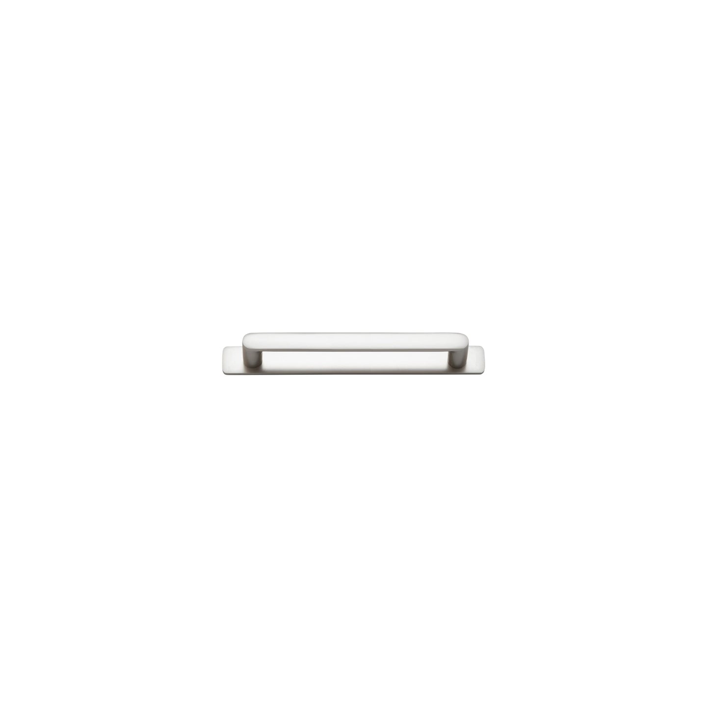 Iver Cabinet Pull Osaka Satin Nickel CTC160mm With Backplate