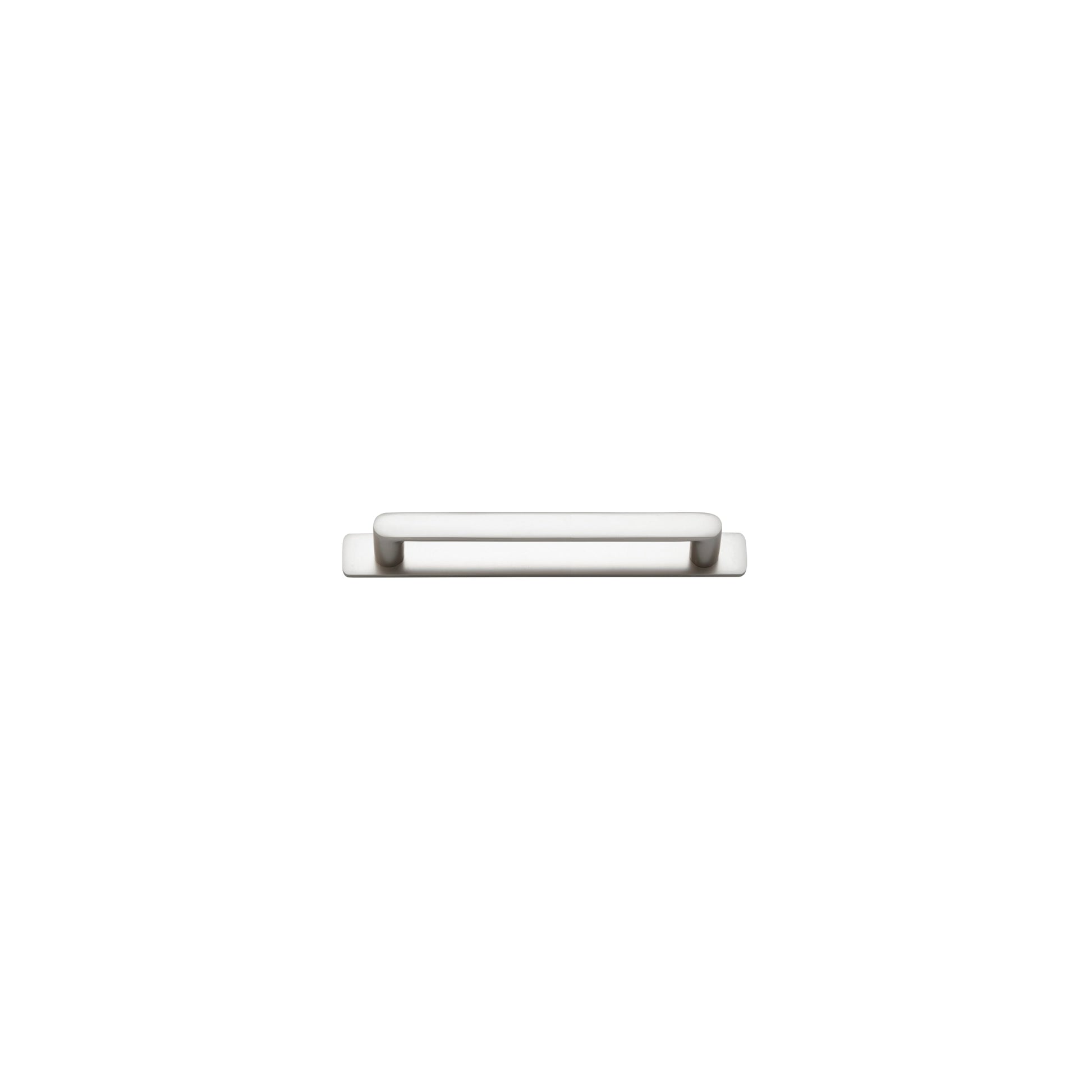 Iver Cabinet Pull Osaka Satin Nickel CTC160mm With Backplate