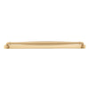 Iver Cabinet Pull Sarlat Brushed Brass CTC450mm With Backplate