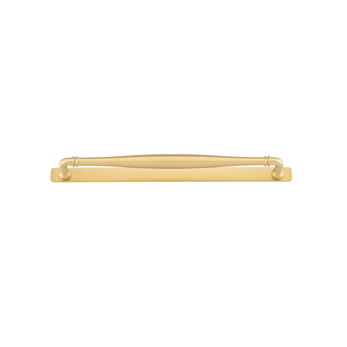 Iver Cabinet Pull Sarlat Brushed Gold PVD CTC320mm With Backplate