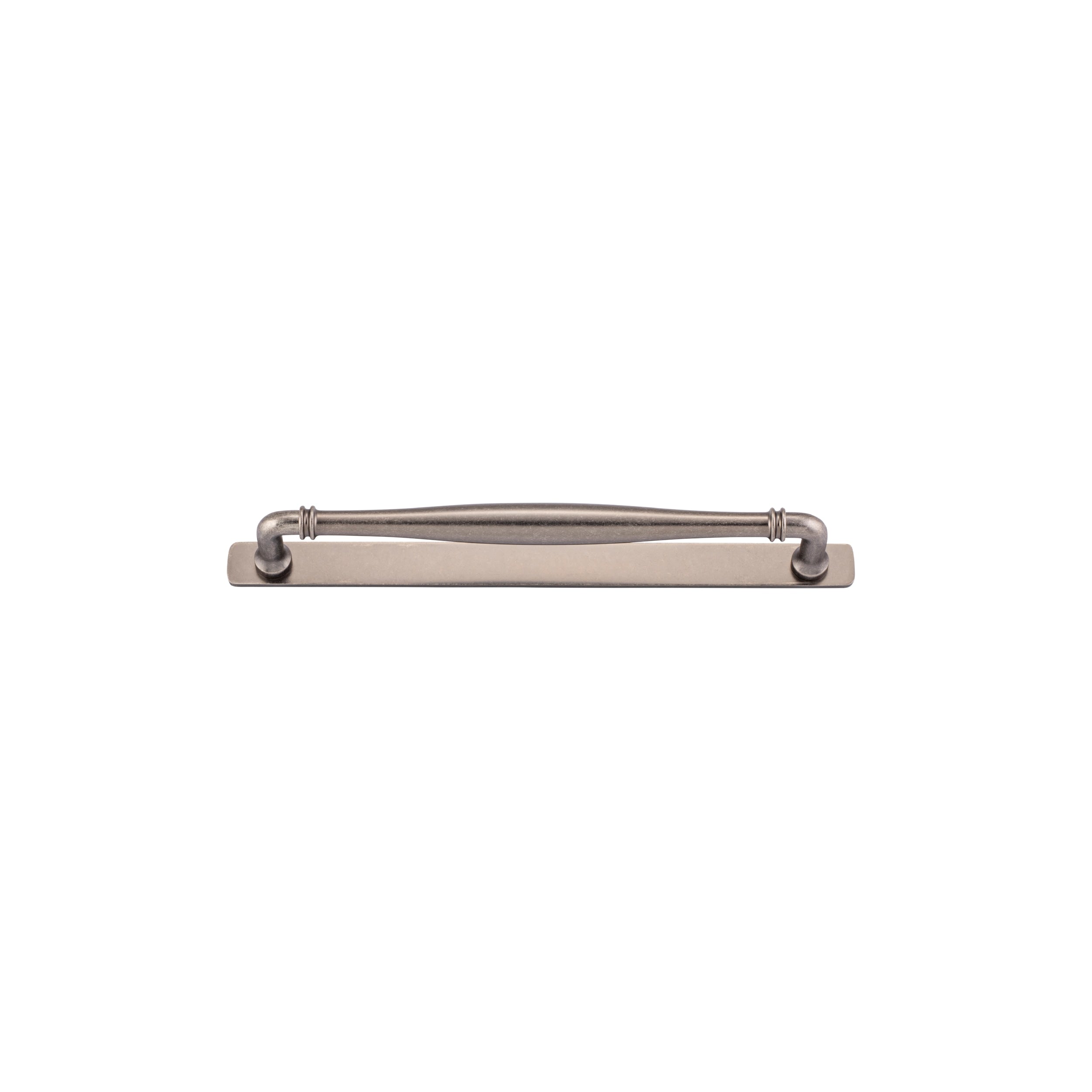 Iver Cabinet Pull Sarlat Distressed Nickel CTC256mm With Backplate