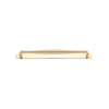 Iver Cabinet Pull Sarlat Polished Brass CTC320mm With Backplate