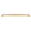 Iver Cabinet Pull Sarlat Polished Brass CTC450mm With Backplate