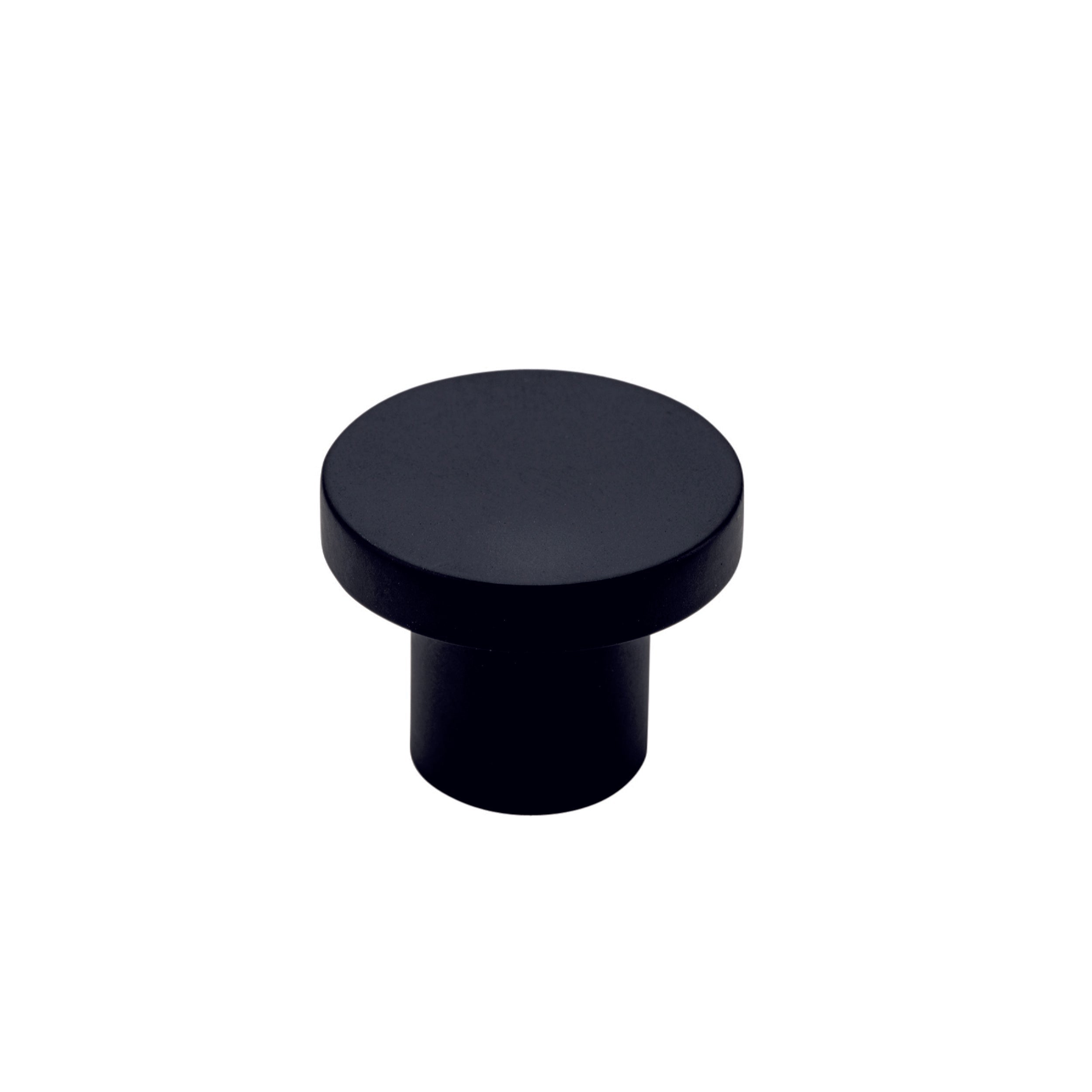 Iver Cupboard Knob Osaka Matt Black P30xD38mm