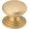 Iver Cupboard Knob Sarlat Brushed Brass P32xD38mm