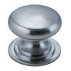 Iver Cupboard Knob Sarlat Brushed Chrome P32xD38mm