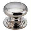 Iver Cupboard Knob Sarlat Polished Nickel P32xD38mm