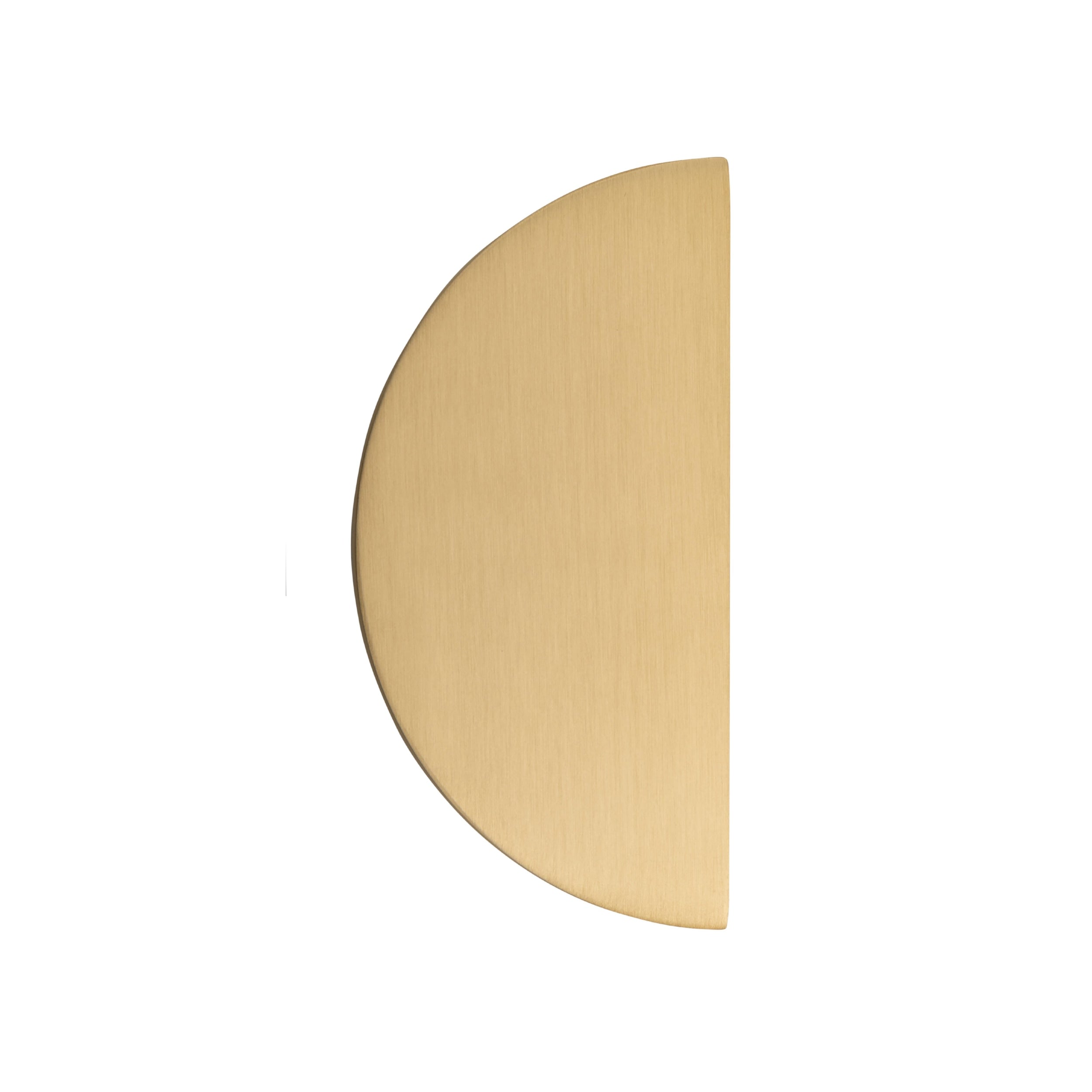 Iver Cupboard Pull Osaka Half Moon Brushed Brass