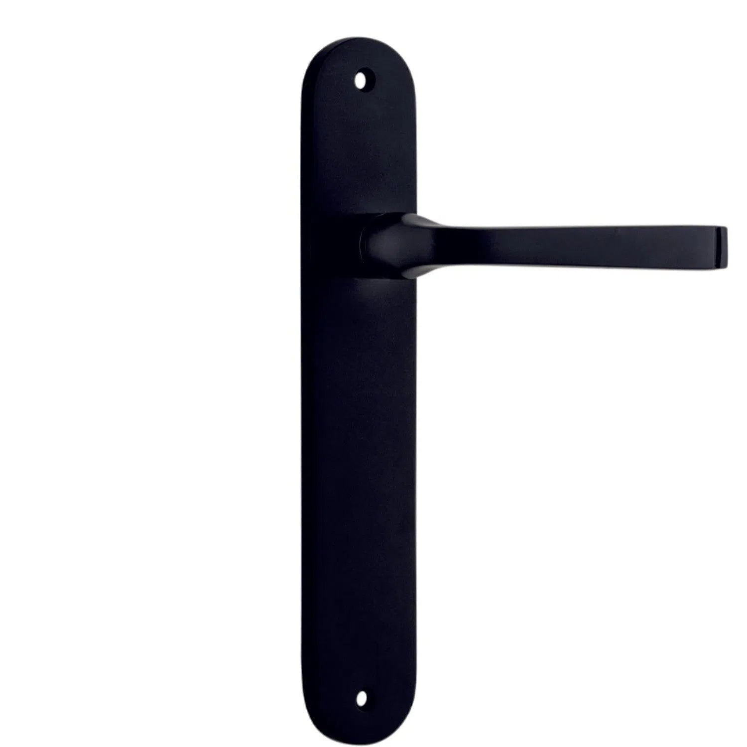 Iver Door Handle Annecy Oval Latch Pair Matt Black