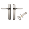 Iver Door Handle Annecy Oval Latch Satin Nickel Passage Kit