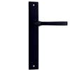 Iver Door Handle Annecy Rectangular Latch Pair Matt Black